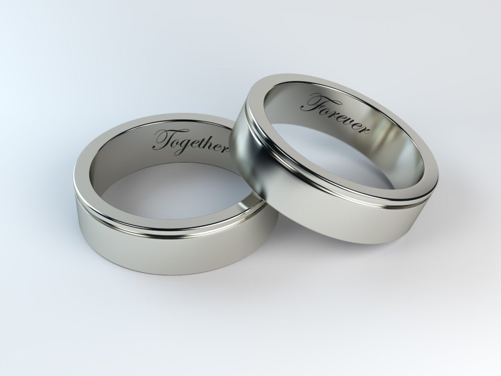 What is the Difference Between Platinum and Titanium Wedding Bands