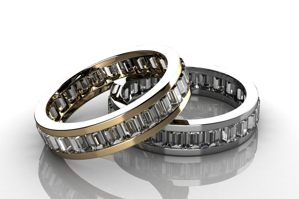 Many individuals choose platinum to be their wedding or engagement ring metal