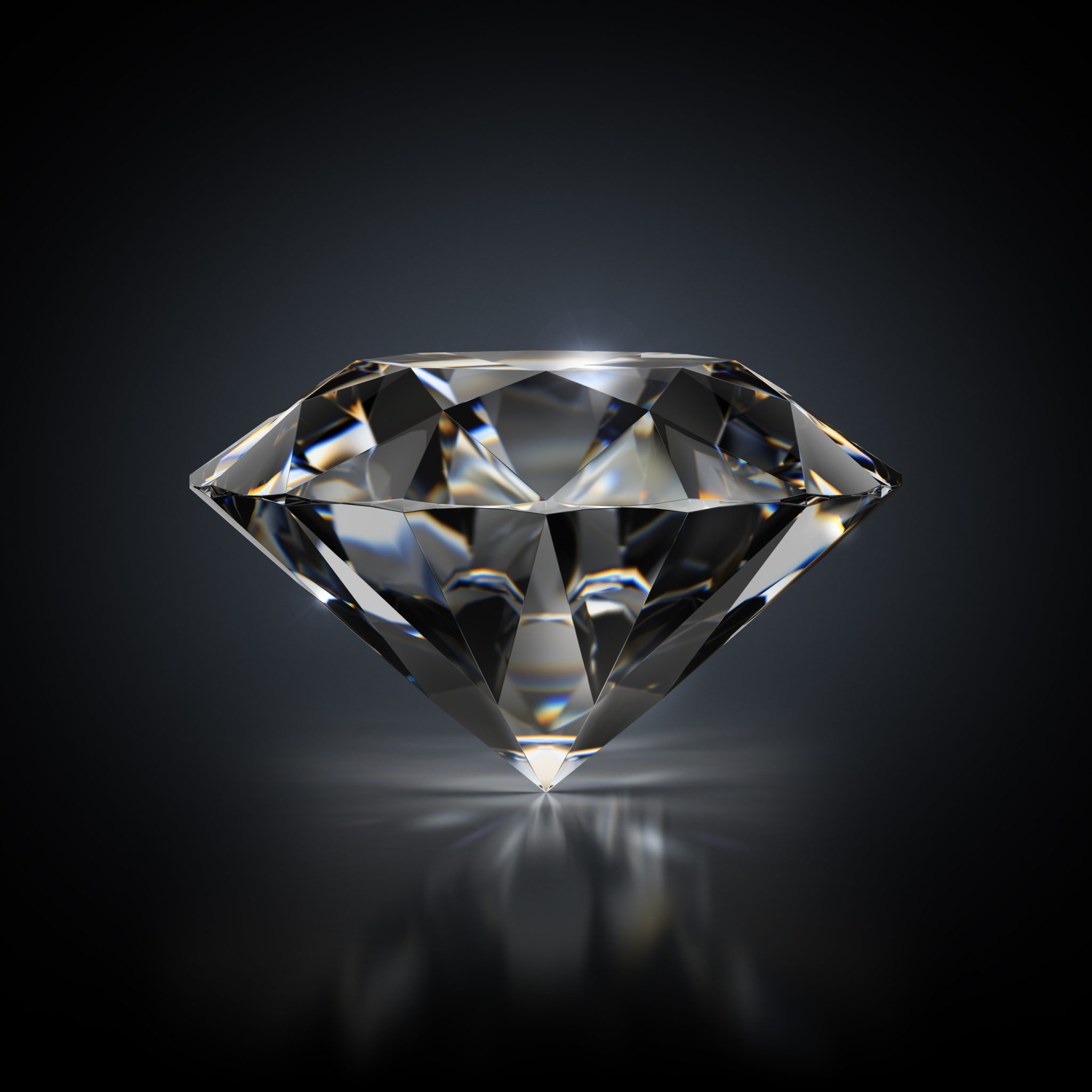 Black Diamond with Unusual Color Origin