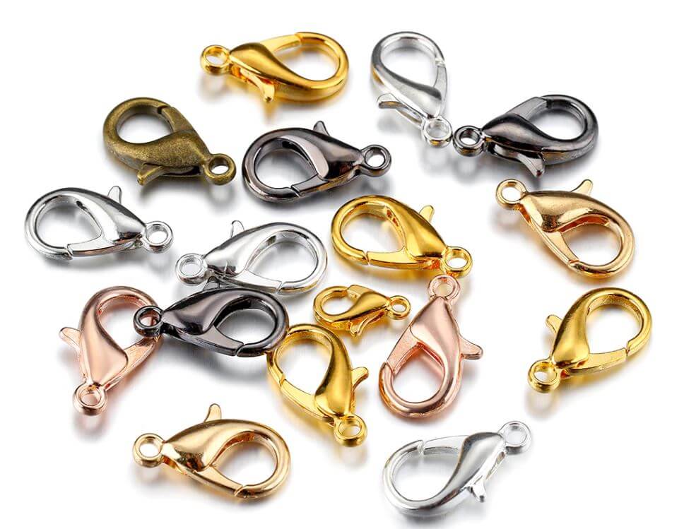 different types of necklace clasps