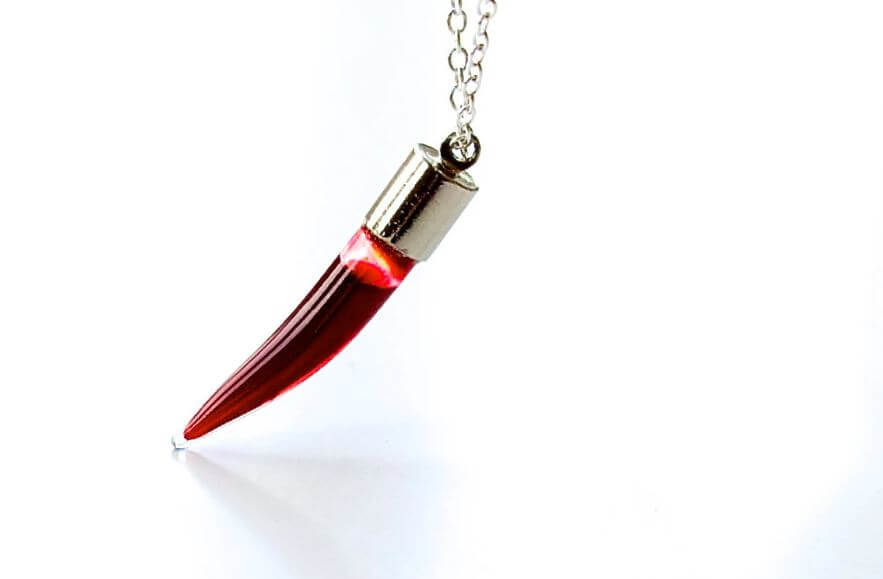 Blood Vial Necklace Meaning