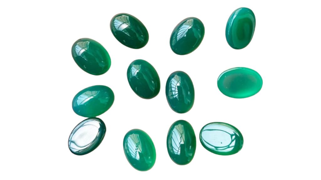 Green Onyx and Diamond Combination