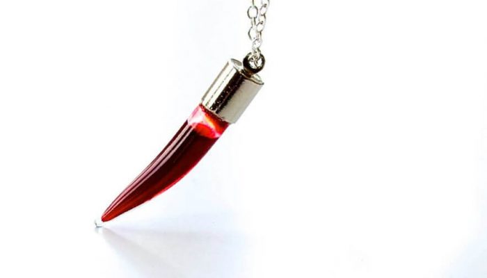 Blood Vial Necklace Meaning